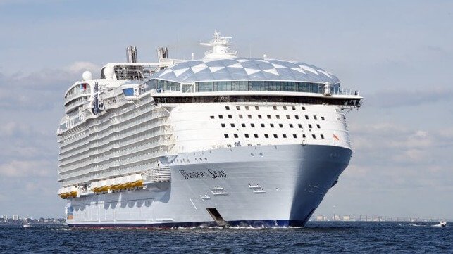 World’s Largest Cruise Ship Completes Handover And Departs - Shipping 