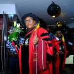 Publisher of OnePage Africa, Hope Orivri,  Bags UNILAG PhD