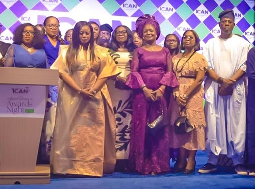 ICAN MERIT AWARD TO WISTA NIGERIA PRESIDENT, DR. ODUNAYO ANI